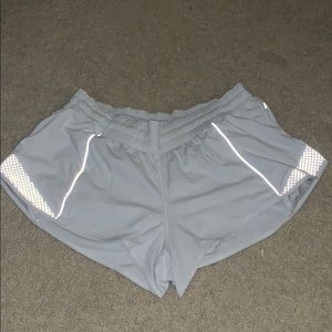 lulu reflective shorts